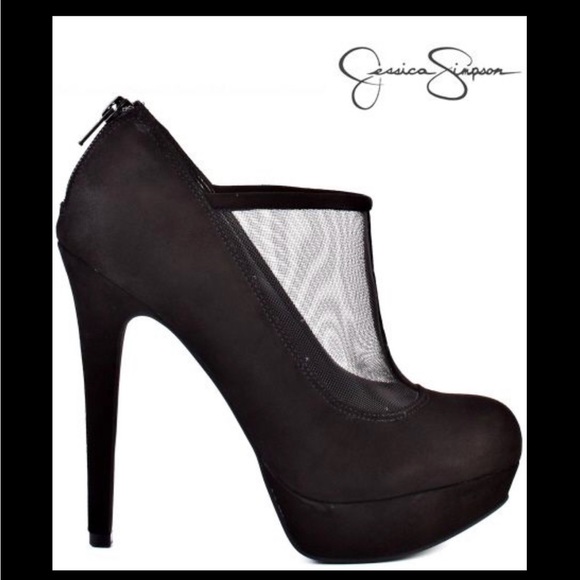 Jessica Simpson Shoes Jessica Simpson Greeta Black Suede Mesh
